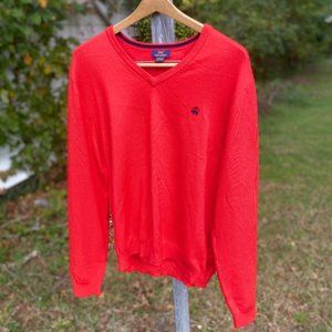 Tomato Red Brooks Brothers Sweater